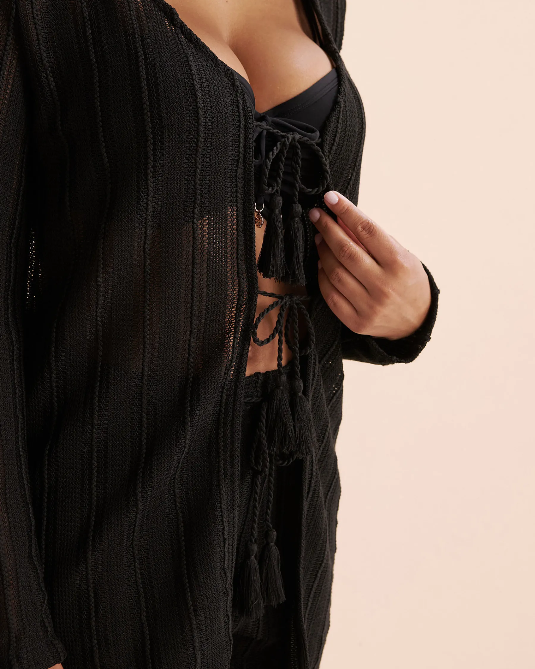 OFF THE BEACH Crochet Long Sleeve Top*Women Tops