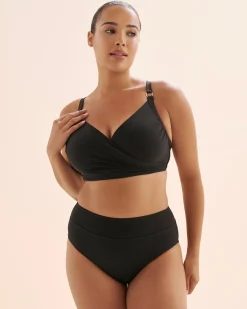 Crosssover D Cup Plunge Bikini Top*Women D Cup & Up|Bikini Tops