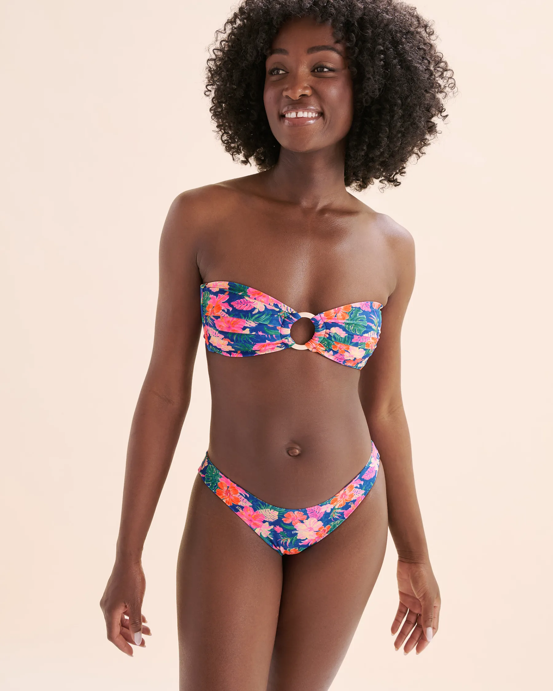Electric Palms Bandeau Bikini Top*Women Bikini Tops