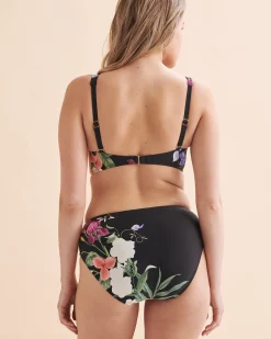 Floral Fantasy Vera Plunge Bikini Top*Women Bikini Tops