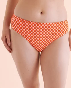 Flower Power Retro Mid Rise Bikini Bottom*Women Bikini Bottoms