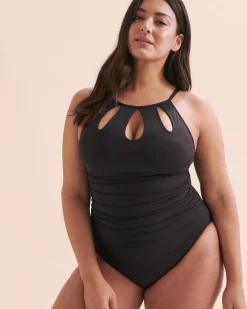 Get The Look High Neck One-piece Swimsuit*Women One-Piece