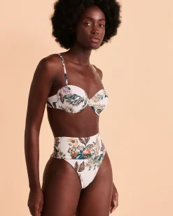 JACOBEAN Plunge Bikini Top*Women Bikini Tops