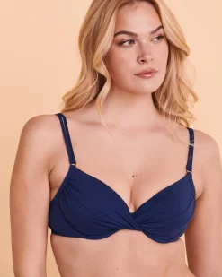 BLEU ROD BEATTIE KORE Plunge Bikini Top*Women Bikini Tops