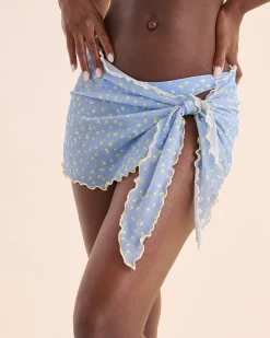Lemon Bloom Mesh Sarong*Women Skirts And Sarongs|Kimonos & Cover Ups