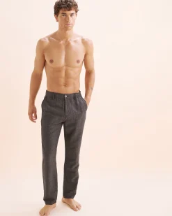 PUBLIC BEACH Linen Blend Pants* Pants