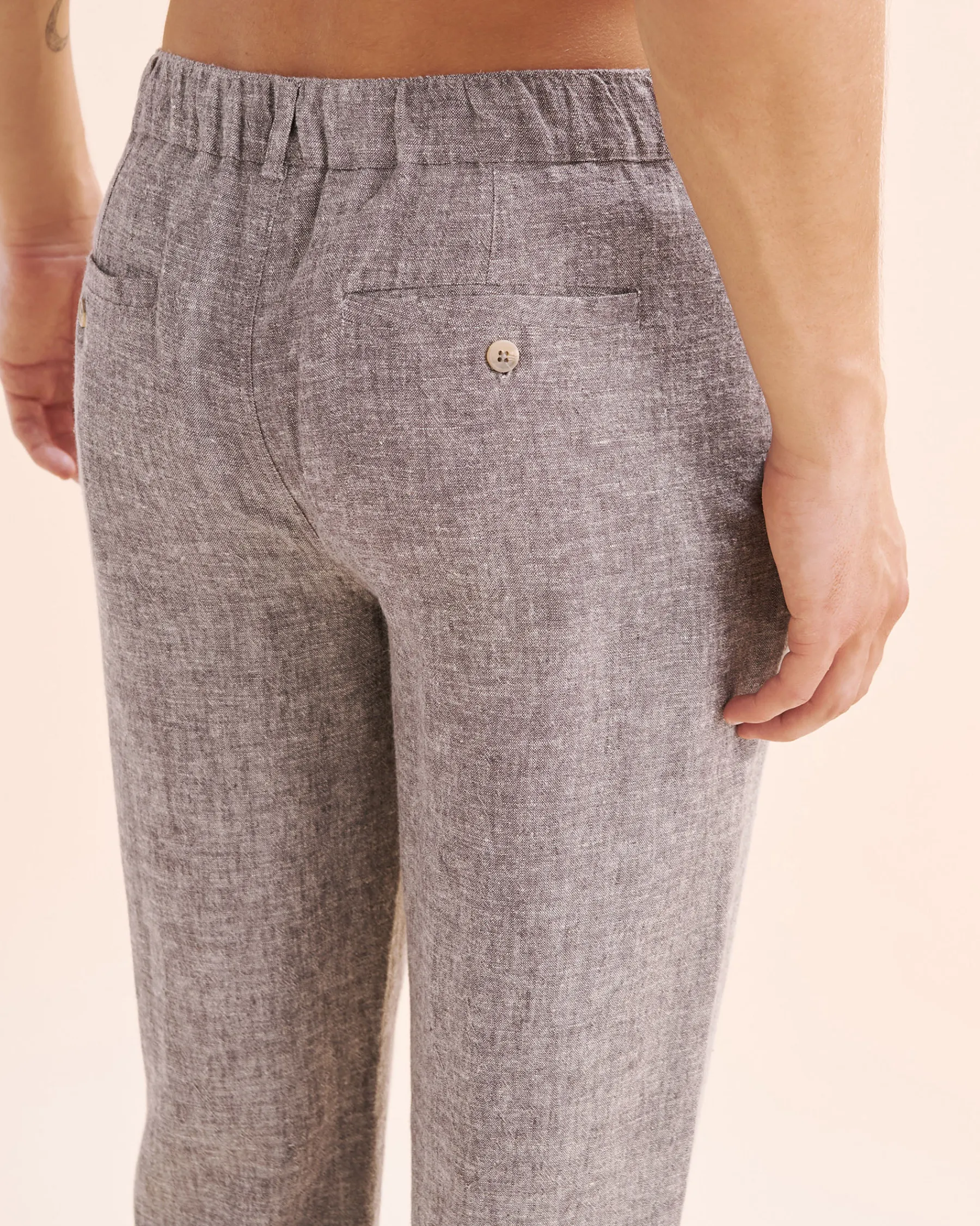 Linen Blend Pants* Pants