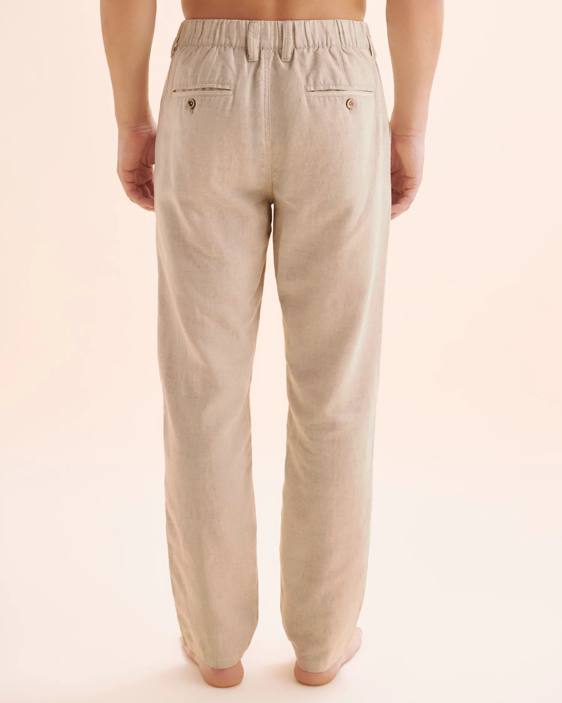 PUBLIC BEACH Linen Blend Pants* Pants