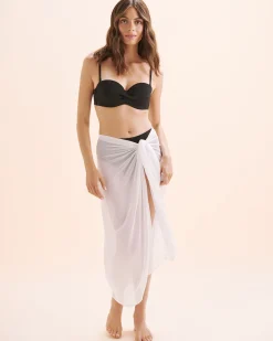 TURQUOISE COUTURE Long Chiffon Pareo*Women Skirts And Sarongs|Kimonos & Cover Ups