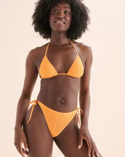 ROXY Mini Tiki Crochet Triangle Bikini Top*Women Bikini Tops