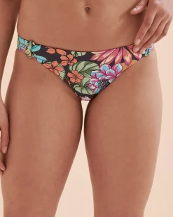 Reina Tropical Low Rise Bikini Bottom*Women Bikini Bottoms