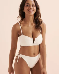 MY BIKINI STORY Ribbed Bandeau Bikini Top*Women Bikini Tops