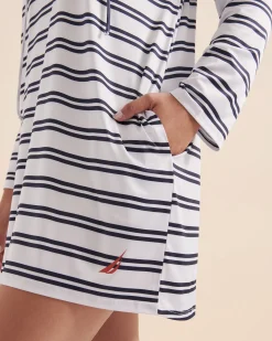 Set Sail Long Sleeve Hooded Tunic*Women Kimonos & Cover Ups