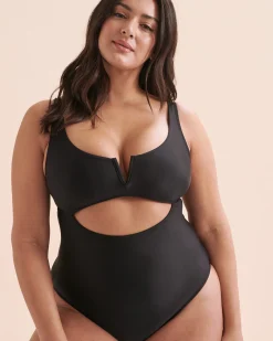 Smoothies Eli Plunge One-piece Swimsuit*Women One-Piece