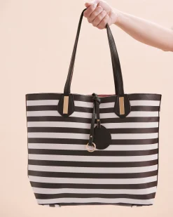 Striped Beach Bag*Women Bags