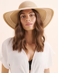 SARAJANE Two Tones Wide Brim Hat*Women Hats