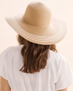 SARAJANE Two Tones Wide Brim Hat*Women Hats